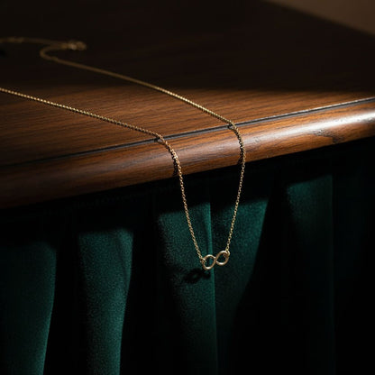 14K Gold Infinity Symbol Necklace