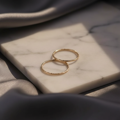 14k gold mini minimalist earrings