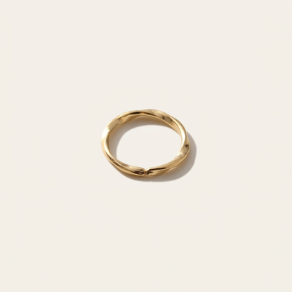 14k gold mini spiral earrings
