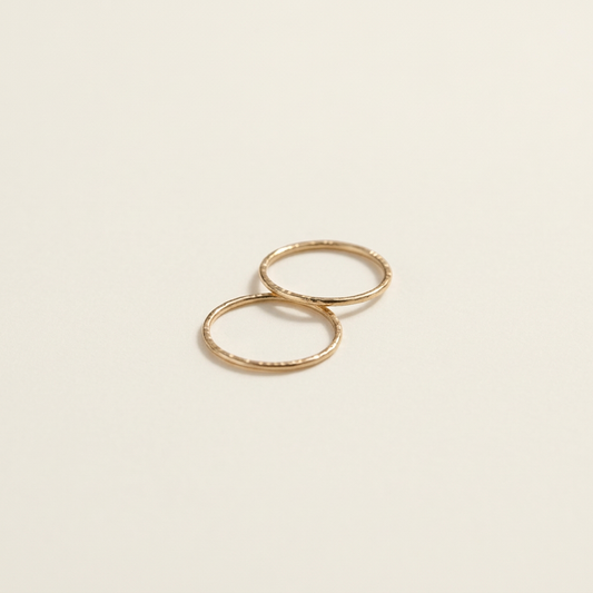 14k gold mini minimalist earrings