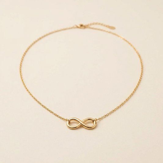 14K Gold Infinity Symbol Necklace