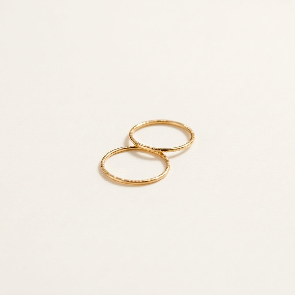 14k gold mini minimalist earrings