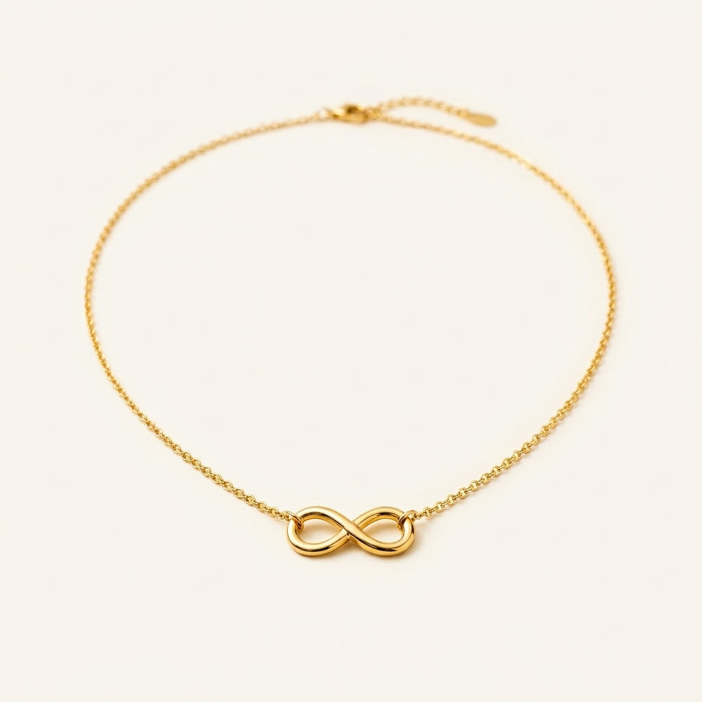 14K Gold Infinity Symbol Necklace
